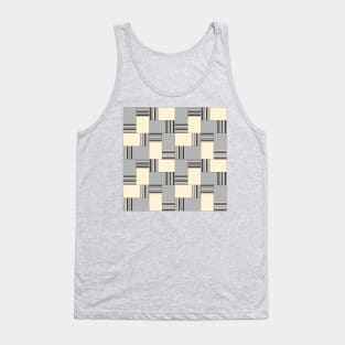 Gray Rainbow Tiles Tank Top